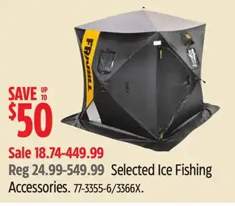 Canadian Tire Selected Ice Fishing Accessories offer