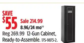 Canadian Tire 12-Gun Cabinet, Ready-to-Assemble offer