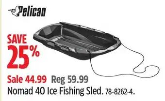 Canadian Tire Nomad 40 Ice Fishing Sled offer