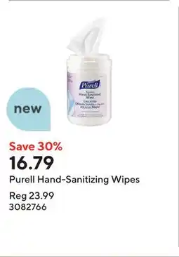 Staples Purell Hand-Sanitizing Wipes offer