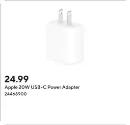 Staples Apple 20W USB-C Power Adapter offer