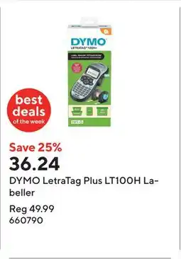 Staples DYMO LetraTag Plus LT100H Labeller offer