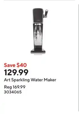 Staples Art Sparkling Water Maker offer