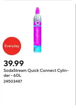 Staples SodaStream Quick Connect Cylinder - 60L offer