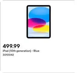 Staples iPad (10th generation) - Blue offer