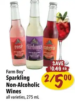 Farm Boy Farm Boy Sparkling Non-Alcoholic Wines offer