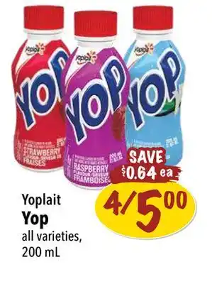 Farm Boy Yoplait Yop offer