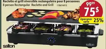 Hart Salton 8 person Rectangular Raclette and Grill offer