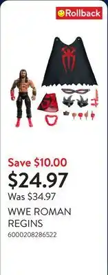 Walmart WWE ROMAN REGINS offer