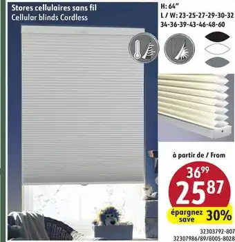 Sushi Shop Cellular blinds Cordless offer