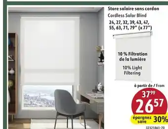 Sushi Shop Cordless Solar Blind offer