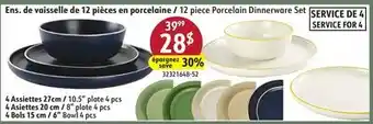 Hart piece Porcelain Dinnerware Set offer