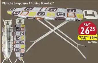 Hart Ironing Board 43 offer