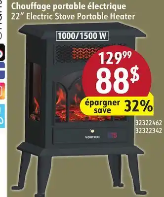 Hart 22 Electric Stove Portable Heater offer