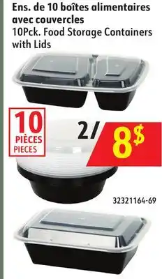 Sushi Shop 10Pck. Food Storage Containers with Lids offer