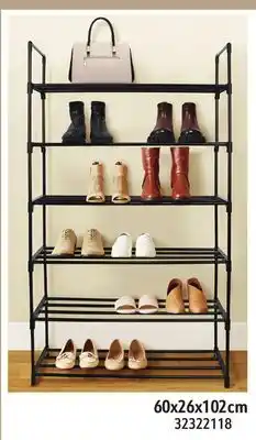 Hart 6 Tier Shoe Rack Organizer offer