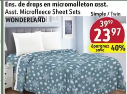 Hart Asst. Microfleece Sheet Sets offer