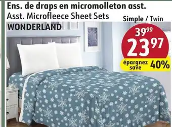 Hart Asst. Microfleece Sheet Sets offer