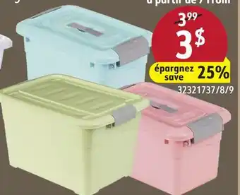 Hart Storage Bin with Lid and Latching Buckles offer