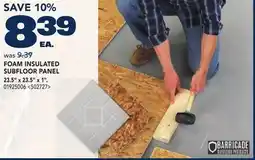 RONA FOAM INSULATED SUBFLOOR PANEL offer