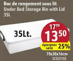 Hart Under Bed Storage Bin with Lid offer