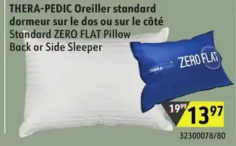 Hart Standard ZERO FLAT Pillow Back or Side Sleeper offer