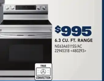 RONA 6.3 CU. FT. RANGE offer