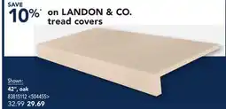 RONA LANDON & CO. tread covers offer