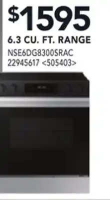 RONA SAMSUNG 6.3 CU. FT. RANGE offer