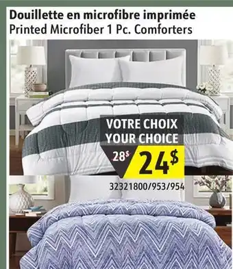 Hart Printed Microfiber 1 Pc. Comforters offer