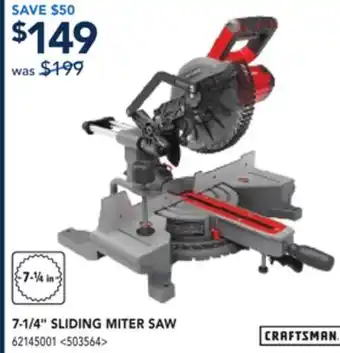 RONA 7-1/4 SLIDING MITER SAW offer