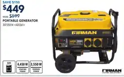 RONA FIRMAN PORTABLE GENERATOR offer