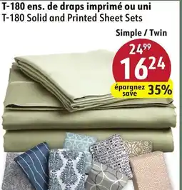 Hart T-180 Solid and Printed Sheet Sets offer