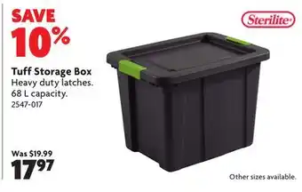 Home Hardware Tuff Storage Box offer