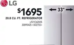 RONA 20.8 CU. FT REFRIGERATOR offer