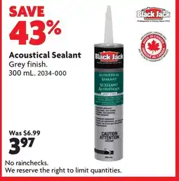 Home Hardware Acoustical Sealant offer