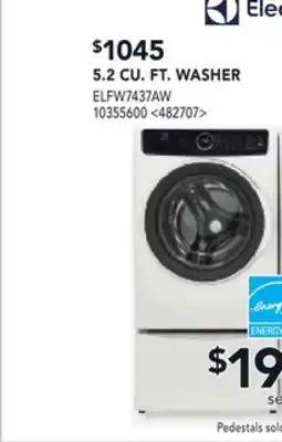 RONA ELECTROLUX 5.2 CU. FT WASHER offer