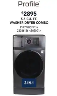 RONA Profile 5.5 CU. FT. WASHER-DRYER COMBO offer