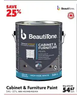 Home Hardware BEAUTITONE Cabinet & Furniture Paint offer