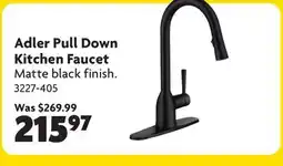 Home Hardware Adler Pull Down Kitchen Faucet offer