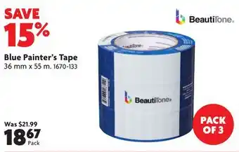 Home Hardware Blue Painter's Tape offer