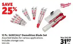 Home Hardware 12 Pc. SAWZALL Demolition Blade Set offer