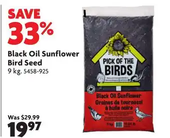 Home Hardware Black Oil Sunflower Bird Seed offer