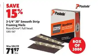 Home Hardware 3-1/4 30° Smooth Strip Framing Nails offer