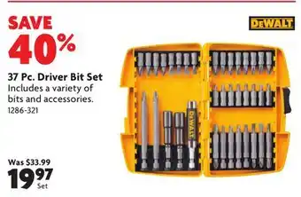 Home Hardware 37 Pc. Driver Bit Set offer