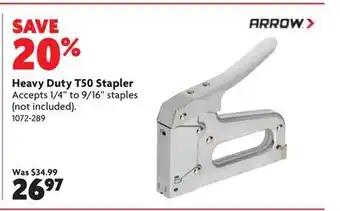 Home Hardware Heavy Duty T50 Stapler offer