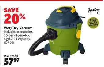 Home Hardware Wet/Dry Vacuum offer