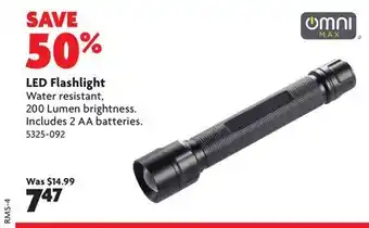 Home Hardware LED Flashlight offer