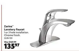 Home Hardware Zarina Lavatory Faucet offer