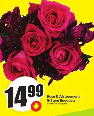 FreshCo Rose & Alstroemeria 8-Stem Bouquets offer